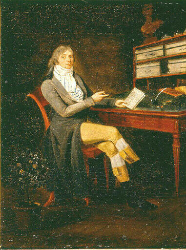 Portrait Présumé De Talleyrand De Périgord (1754 1838), À Sa Table De Travail — Garnerey Jean François (garnerey Père)