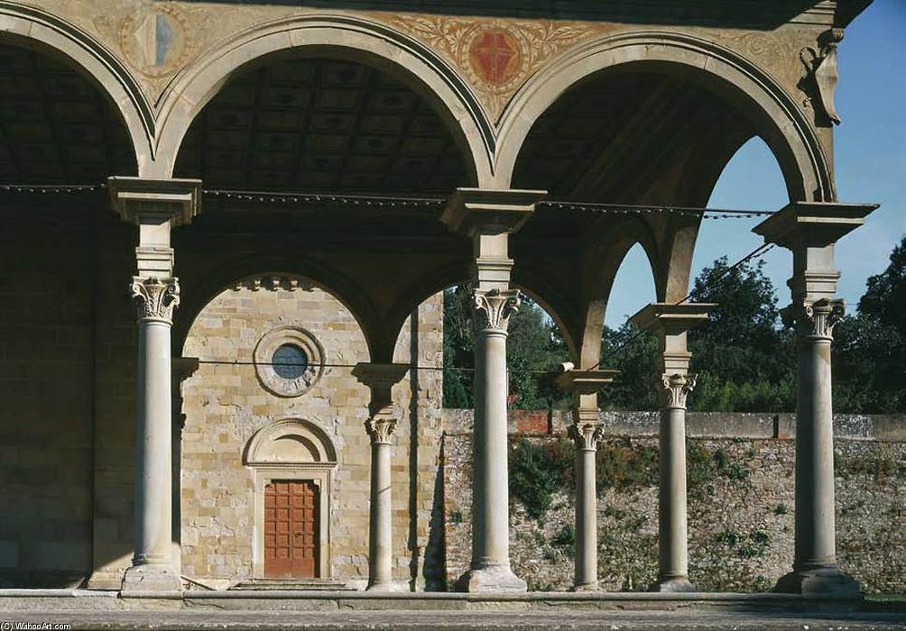 Portico (detail) — Benedetto Da Maiano