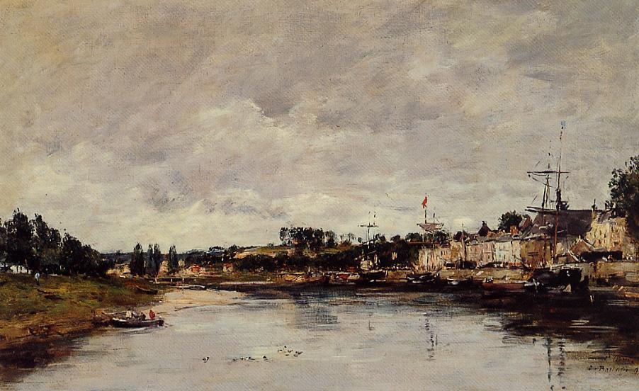 The Somme At Saint-valery-sur-somme — Eugène Louis Boudin