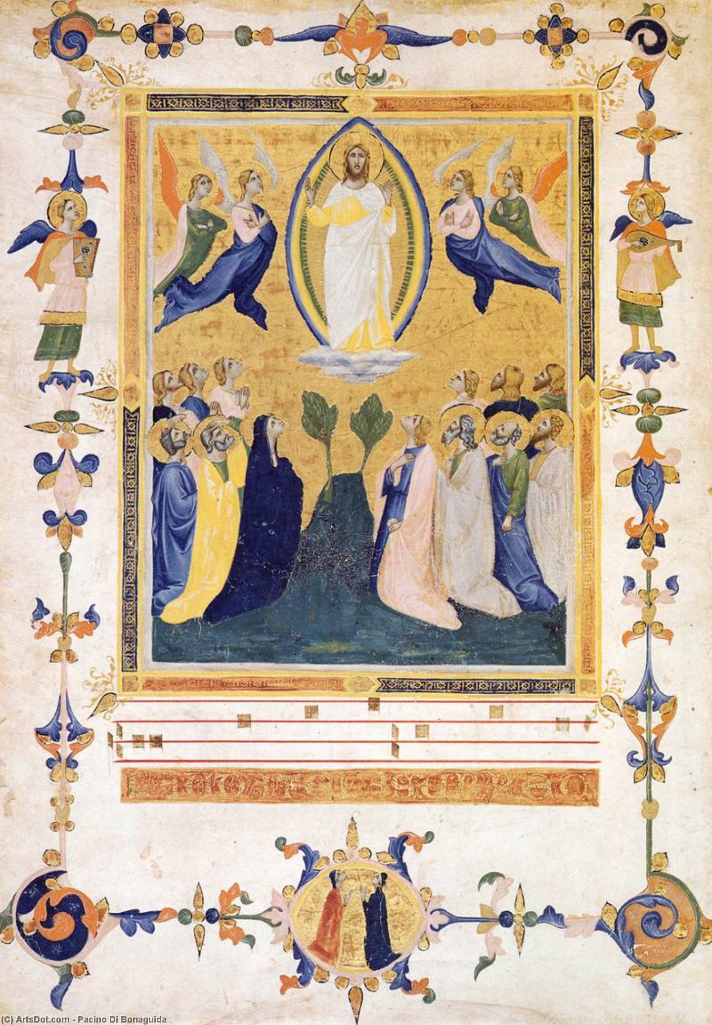 Laudario Of The Compagnia Di Sant'agnese (9) — Pacino Di Bonaguida