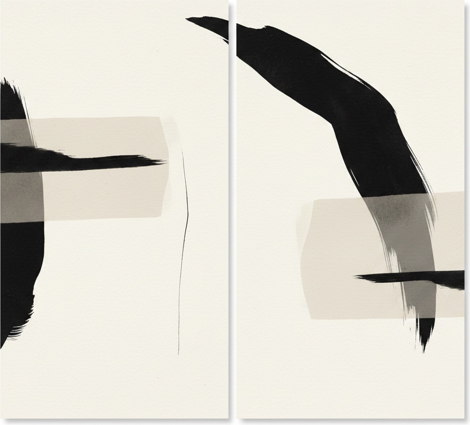 Monolithic Shadows And Translucent Echoes: A Singular Study In Abstract Tension — Laurent Vionnet