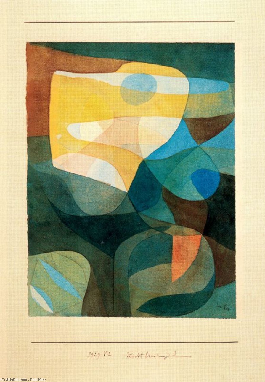 Light-broadening I — Paul Klee