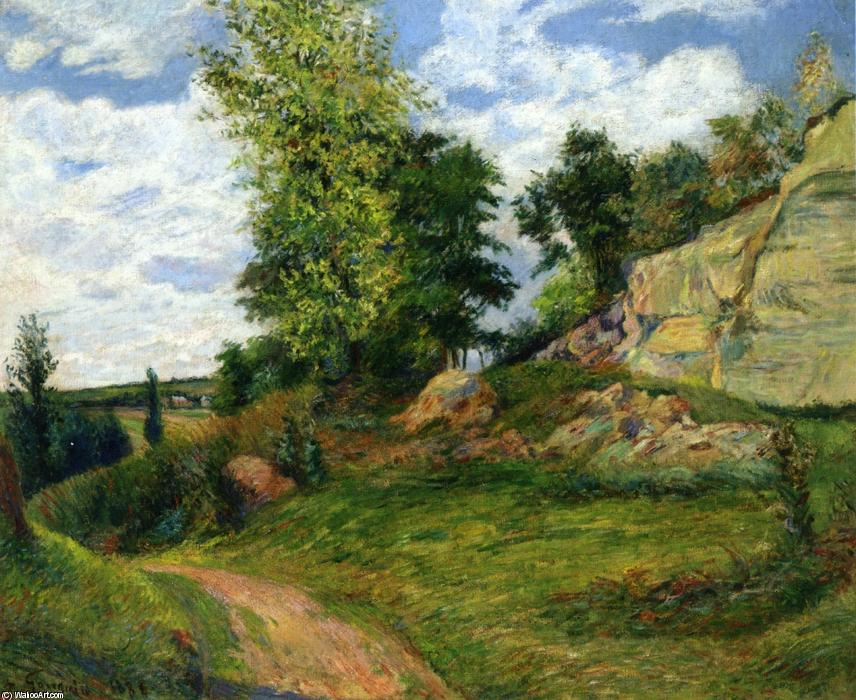Las Canteras De Pontoise — Eugène Henri Paul Gauguin