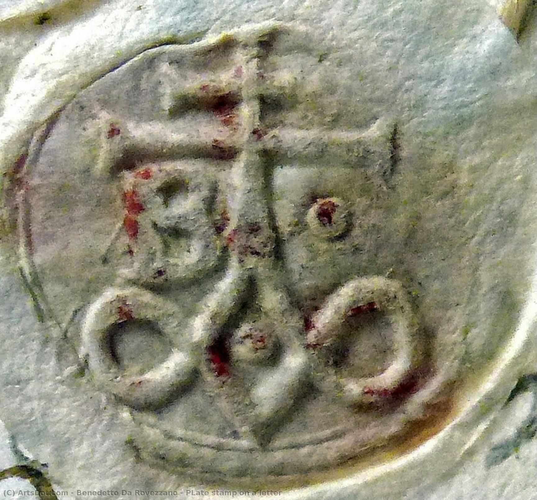 Plate Stamp On A Letter — Benedetto Da Rovezzano