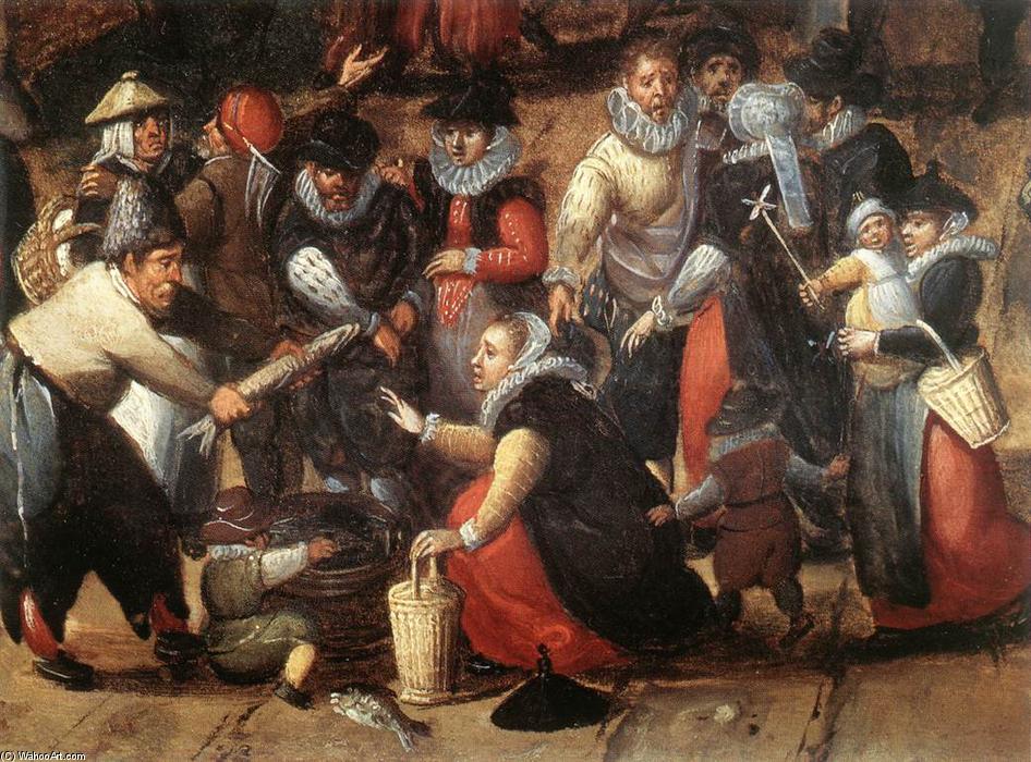 Village Feast (detail) — Hans Bol
