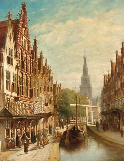 View Of Alkmaar — Pieter Gerard Vertin