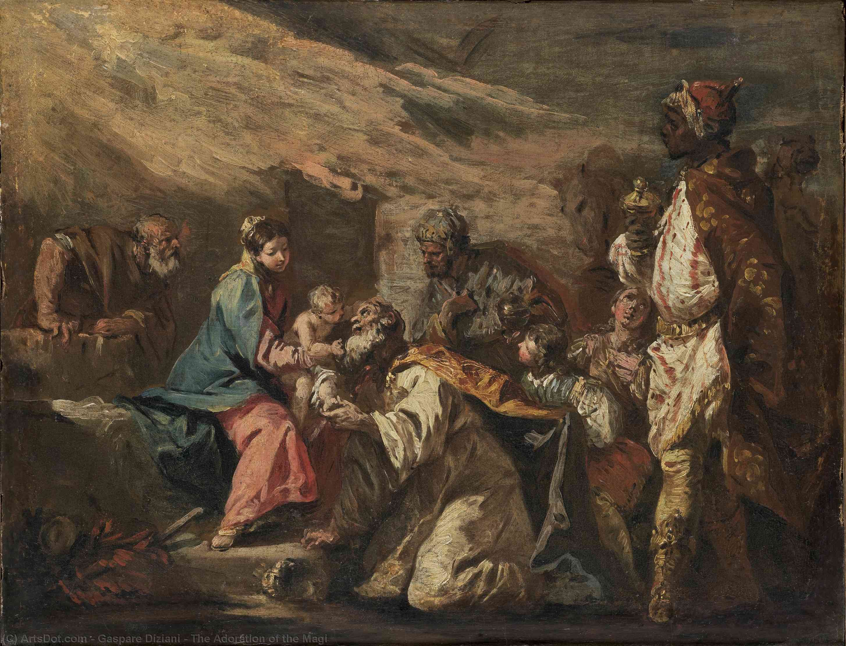The Adoration Of The Magi — Gaspare Diziani