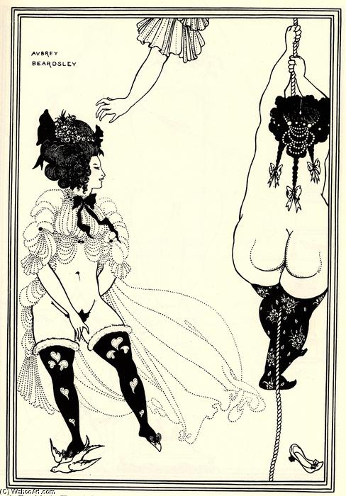 Two Athenian Women In Distress — Aubrey Vincent Beardsley