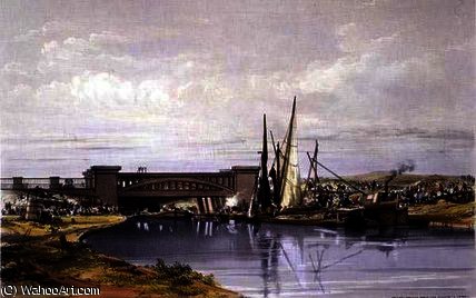 Railway Bridge Over The Regent's Canal — John Cooke Bourne