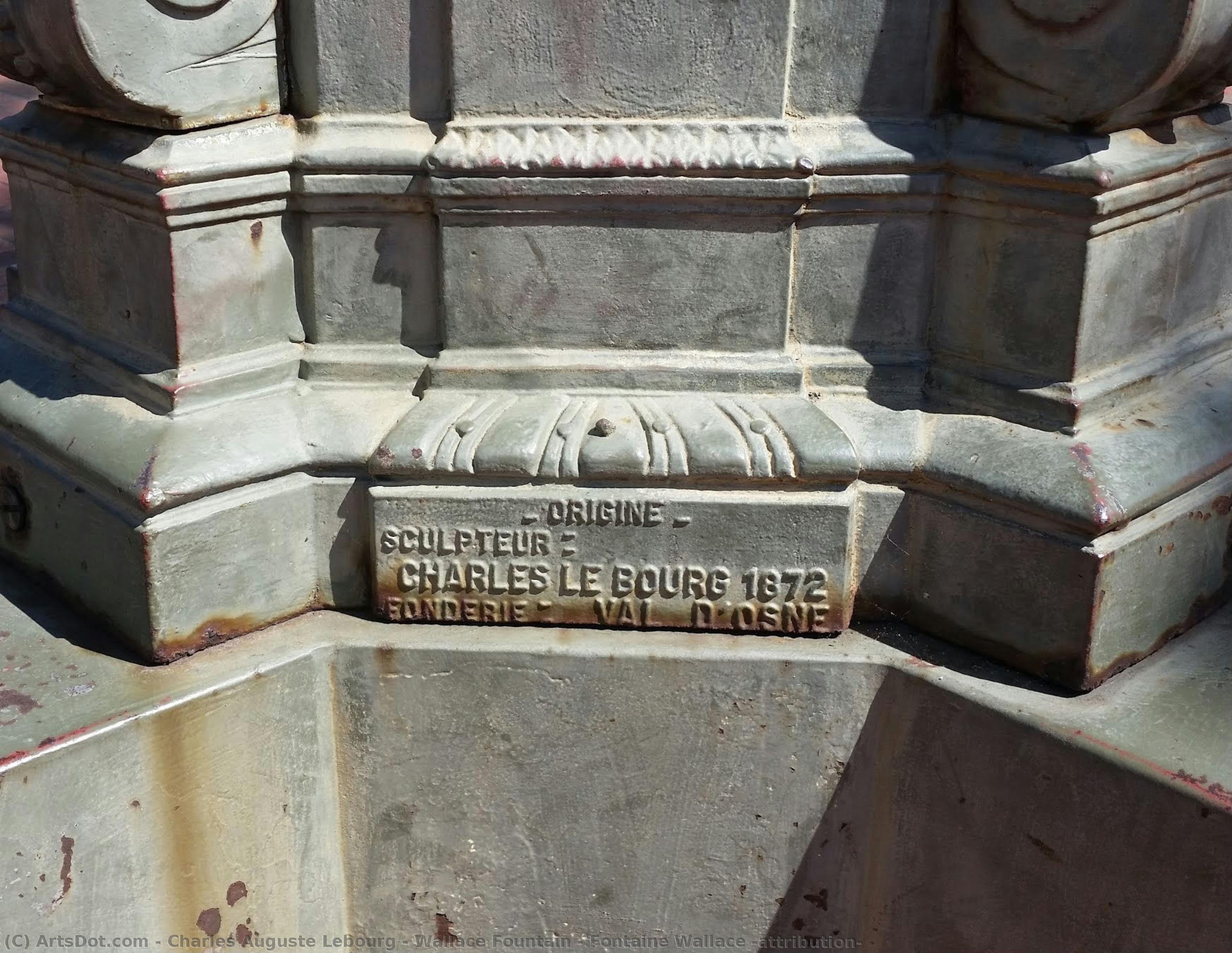 Wallace Fountain / Fontaine Wallace (attribution) — Charles Auguste Lebourg