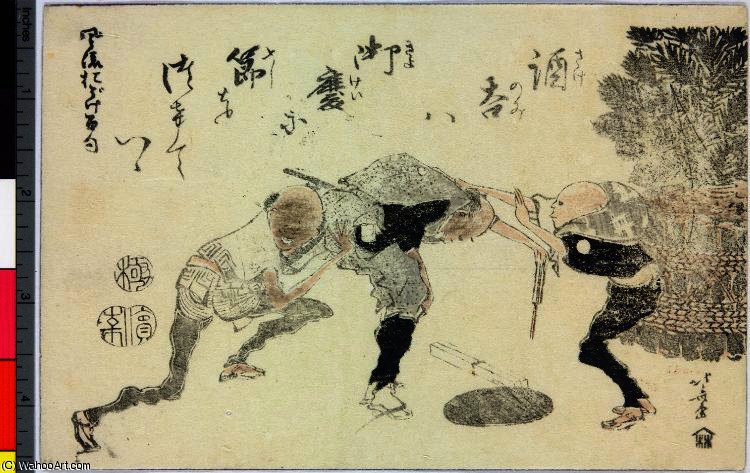 Furyu Odoke Hyakku — Katsushika Hokusai