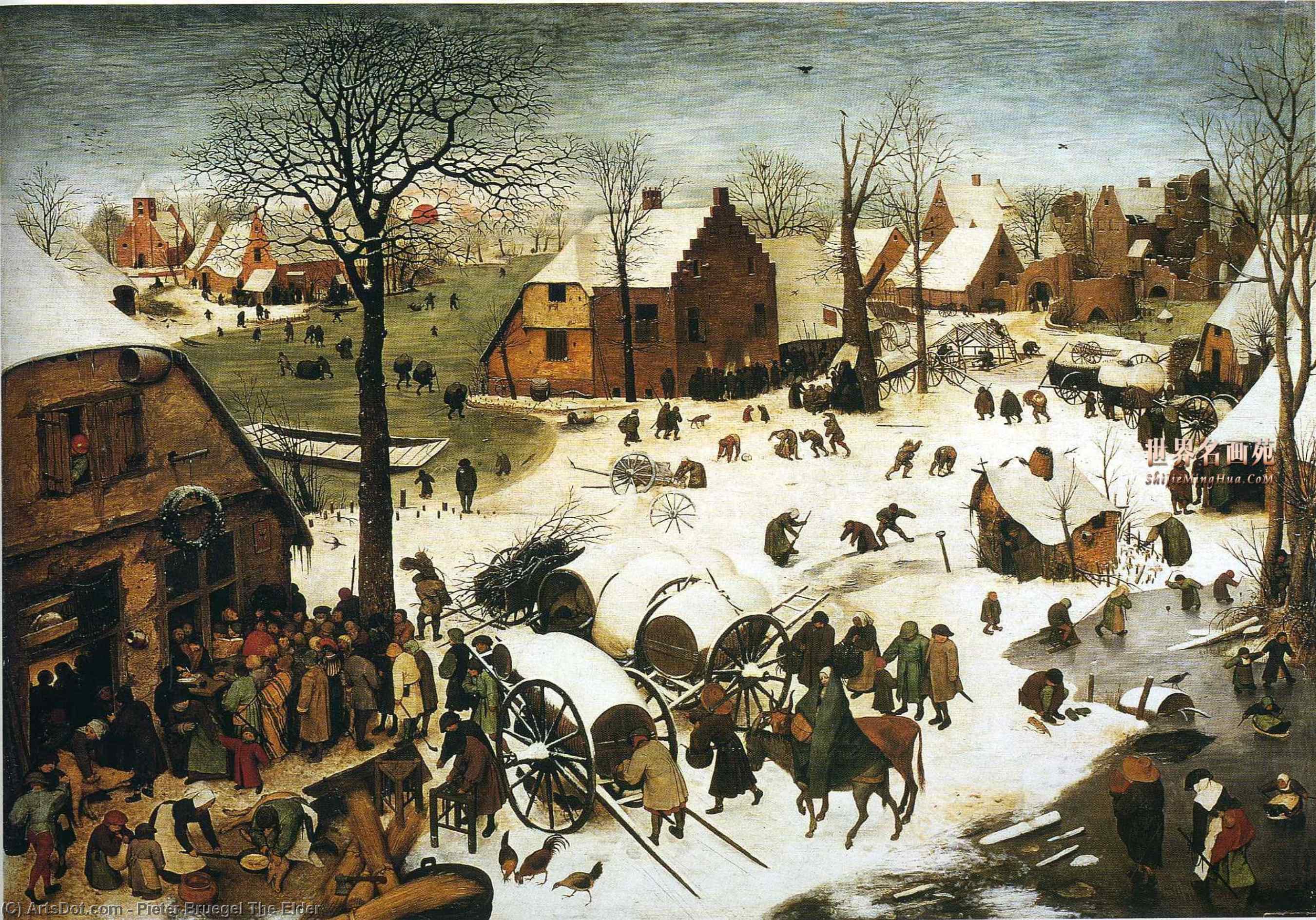 Census At Bethlehem — Брюгель Старший