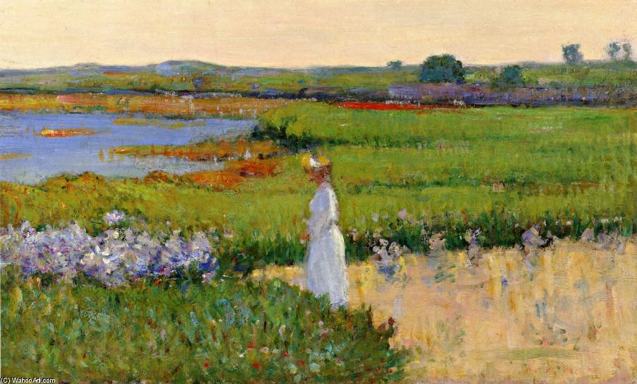 Woman By The Sea, Cape Ann, Massachusetts — Theodore Wendel