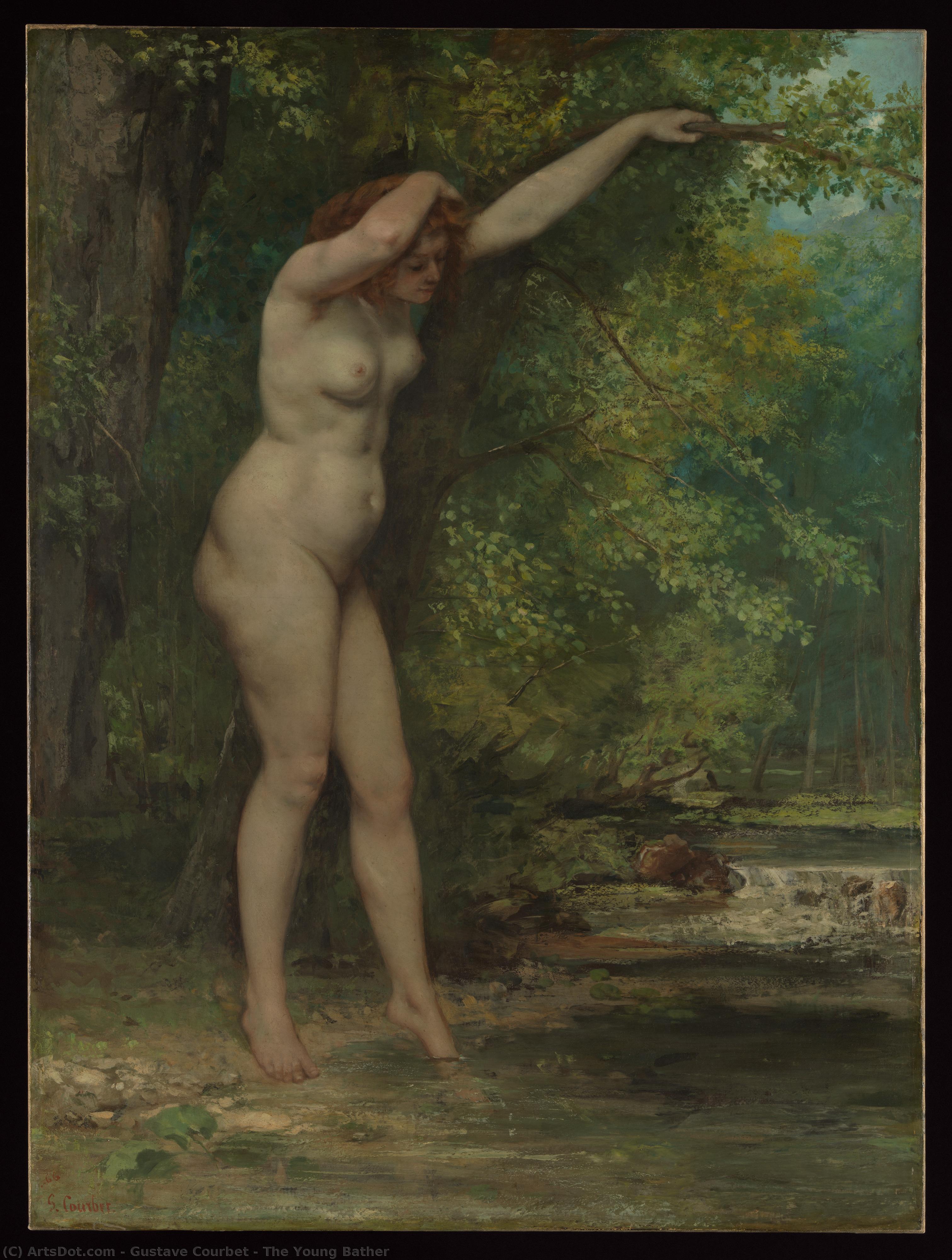 The Young Bather — Курбе