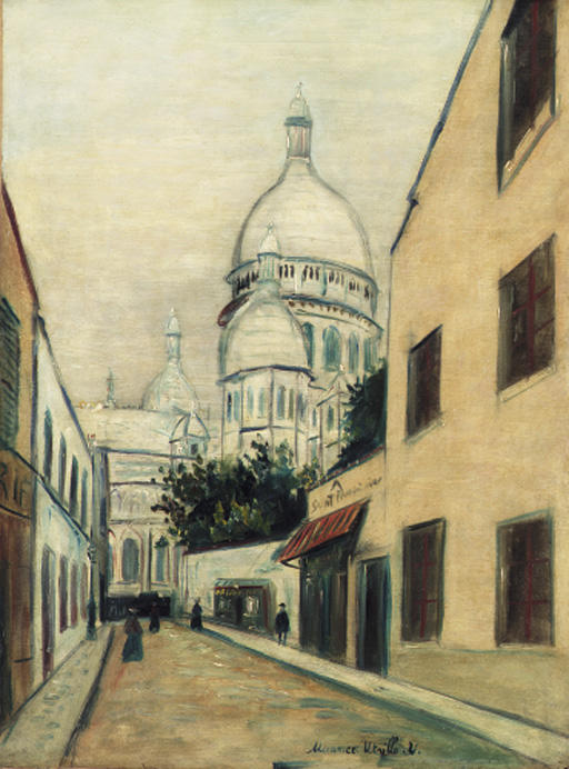 Rue Du Chevalier-de-la-barre — Maurice Utrillo