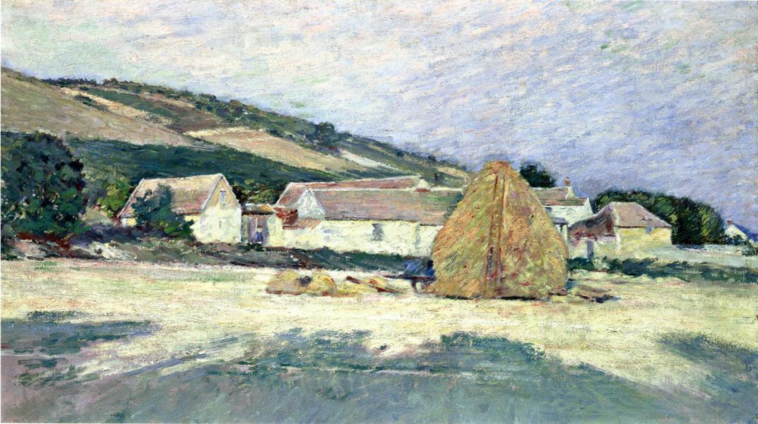 A Farm House In Giverny — Theodore Robinson