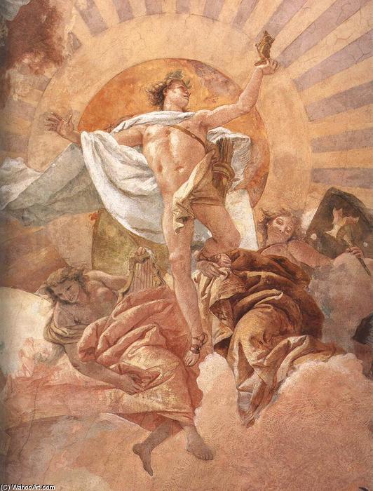 Apollo And The Continents (detail) — Giambattista Tiepolo