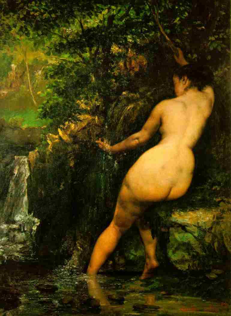 La Sorgente. — Gustave Courbet