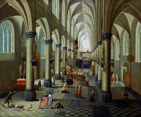 Interior Of A Church - — Pieter Neeffs El Viejo