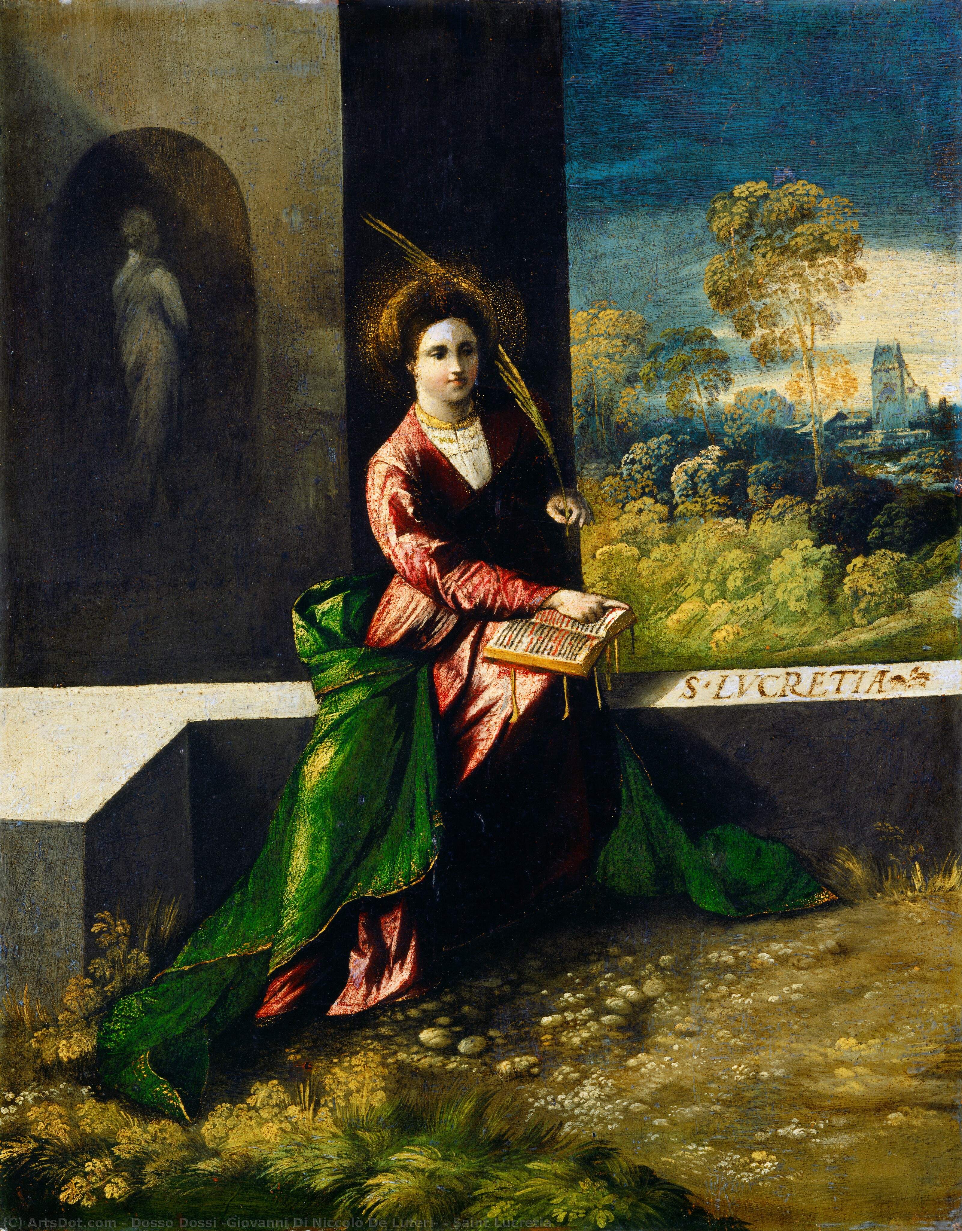 Saint Lucretia — Dosso Dossi (giovanni Di Niccolò De Luteri)