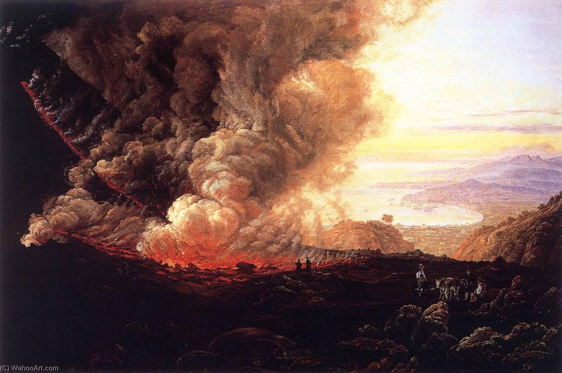 Eruption Of The Vesuvius — Јохан Кристијан Дал