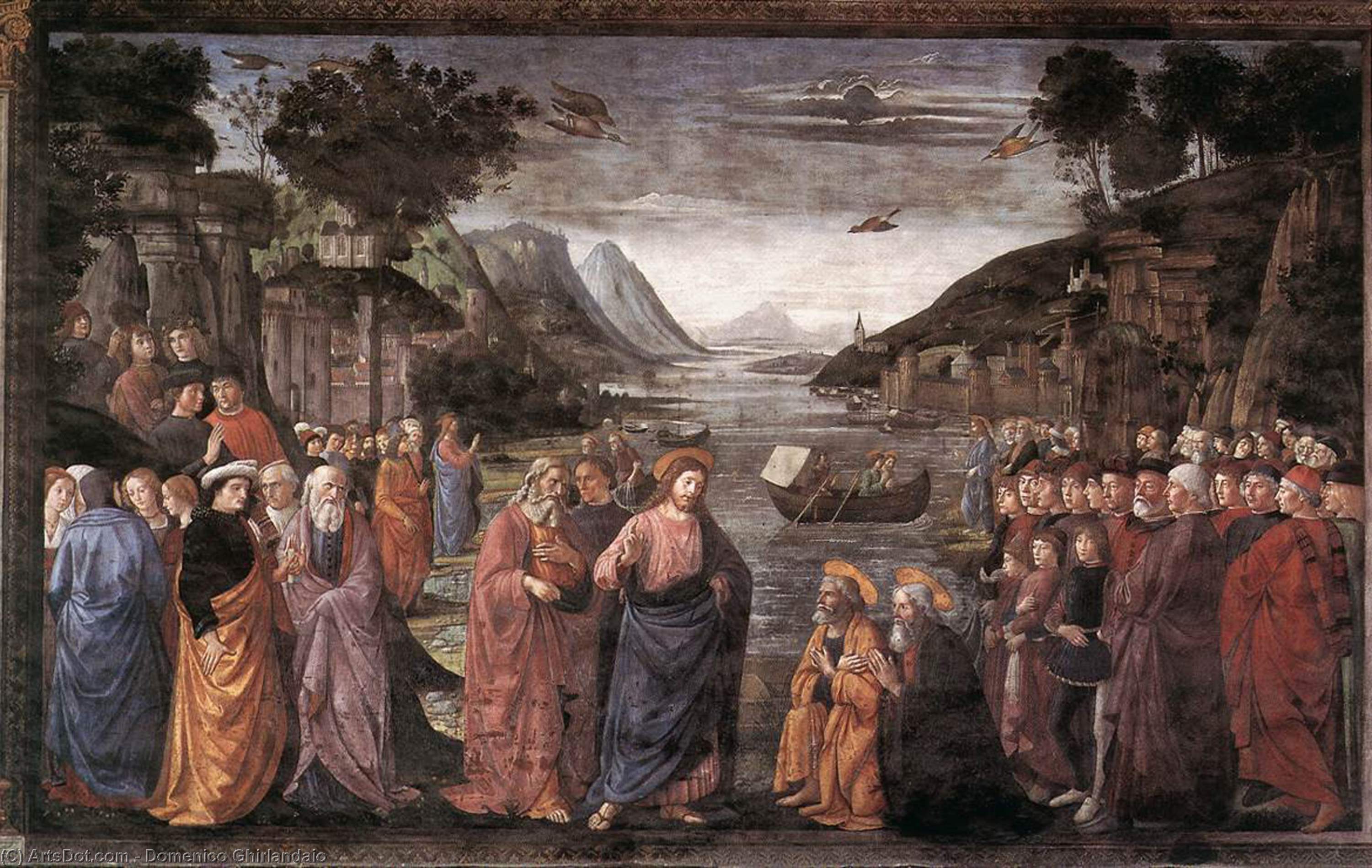 Calling Of The First Apostles — Domenico Ghirlandaio
