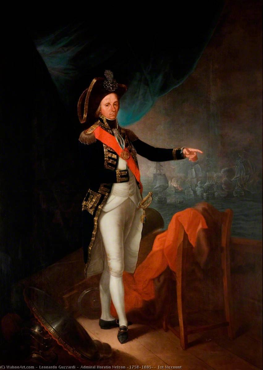 Admiral Horatio Nelson (1758–1805), 1st Viscount — Leonardo Guzzardi