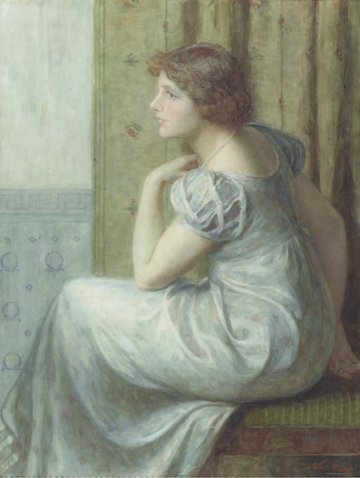 Jonge Vrouw In Empiretoilet — Nicolaas Van Der Waay