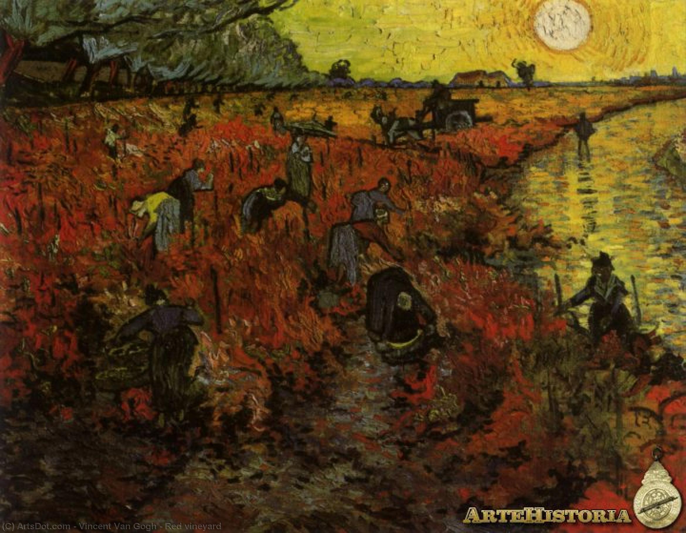 Red Vineyard — Vincent Willem Van Gogh