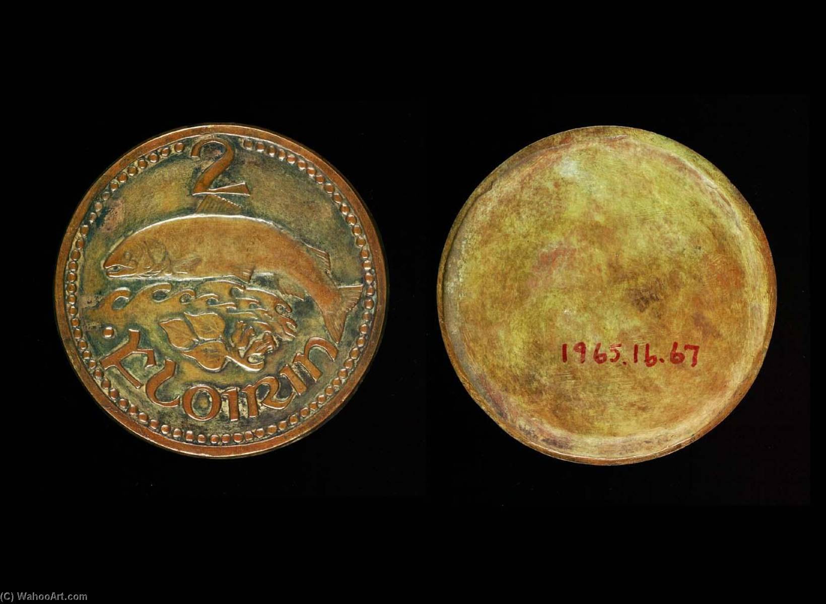 Irish Free State Coinage Design 2 Floirin — Paul Manship