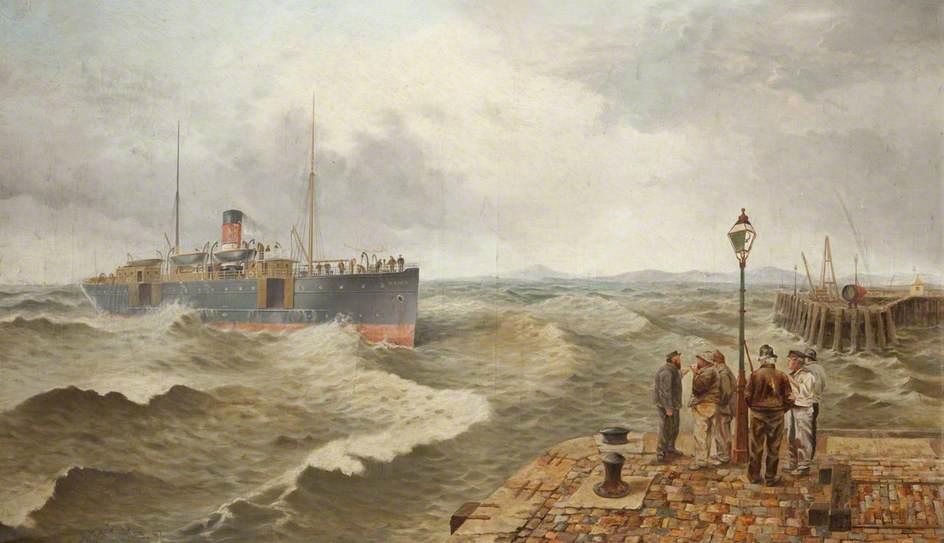 'brier' Coming Into Harbour — Arthur Knowles