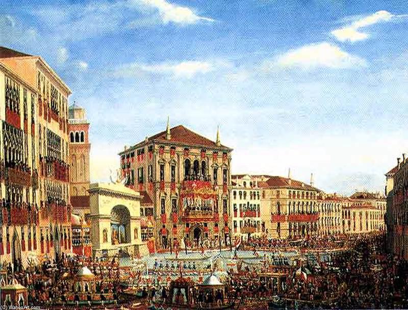 Napoleon I Presiding Over A Regatta In Venice In 1807 — Giuseppe Borsato