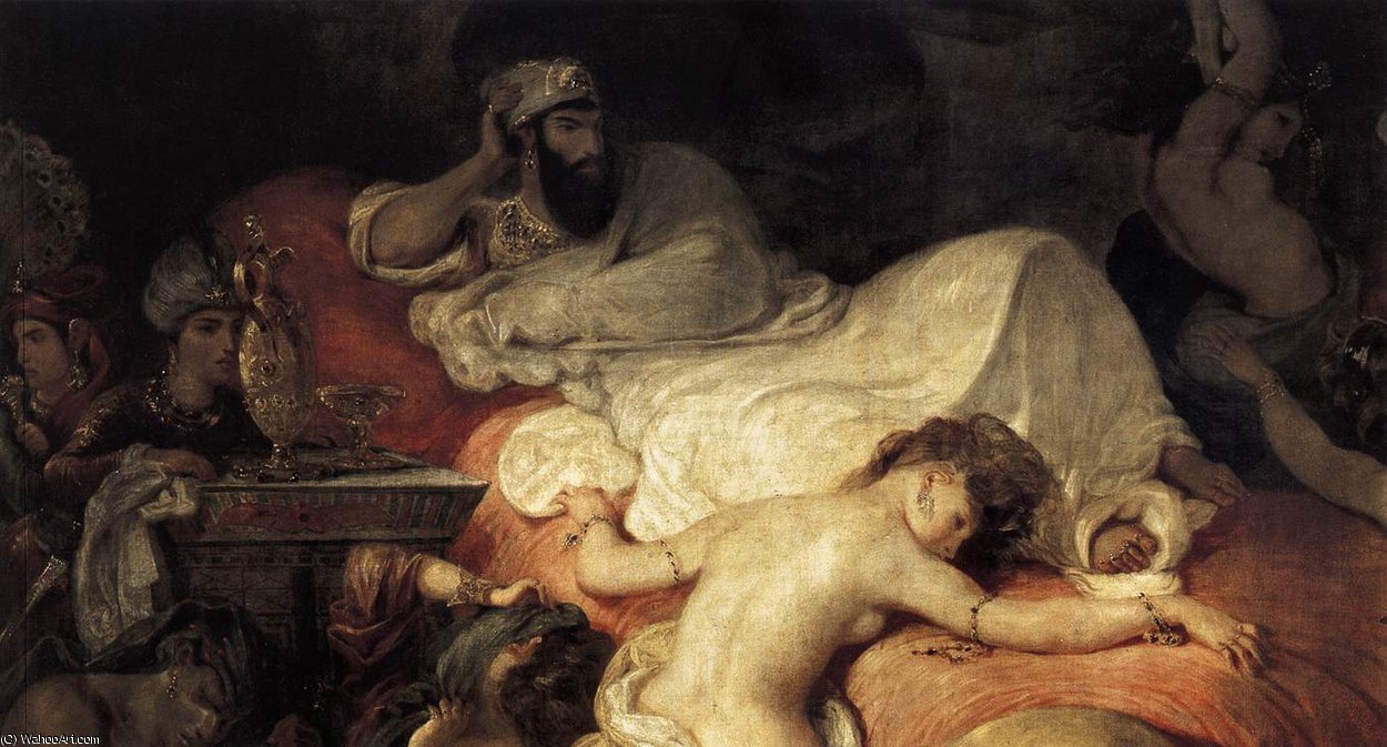 The Death Of Sardanapalus D2 — Eugène Delacroix