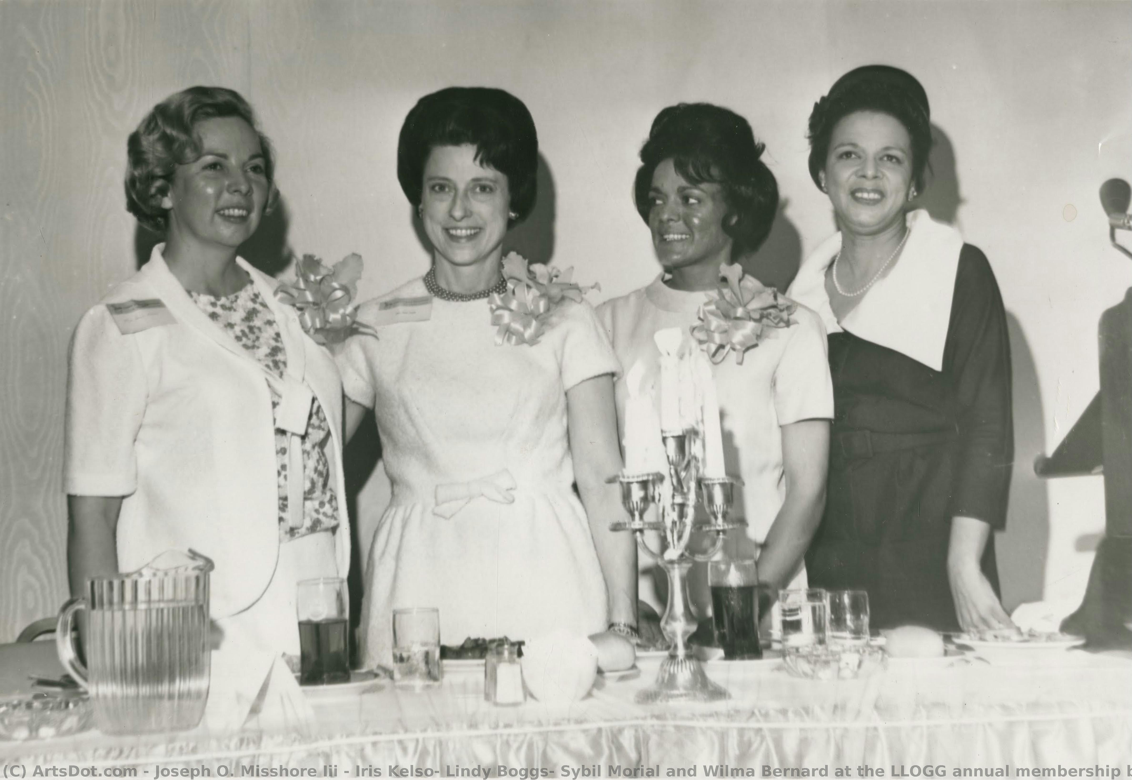 Iris Kelso, Lindy Boggs, Sybil Morial And Wilma Bernard At The Llogg Annual Membership Banquet — Joseph O. Misshore Iii