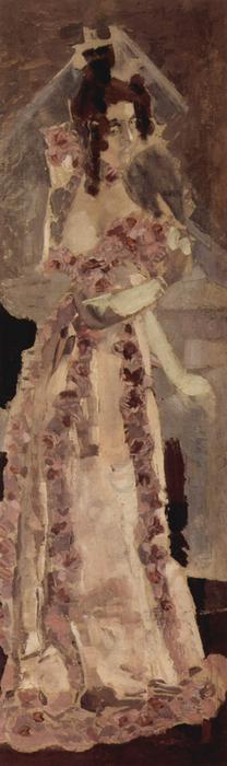 Portrait Of Nadezhda Zabela-vrubel — Mikhail Vrubel