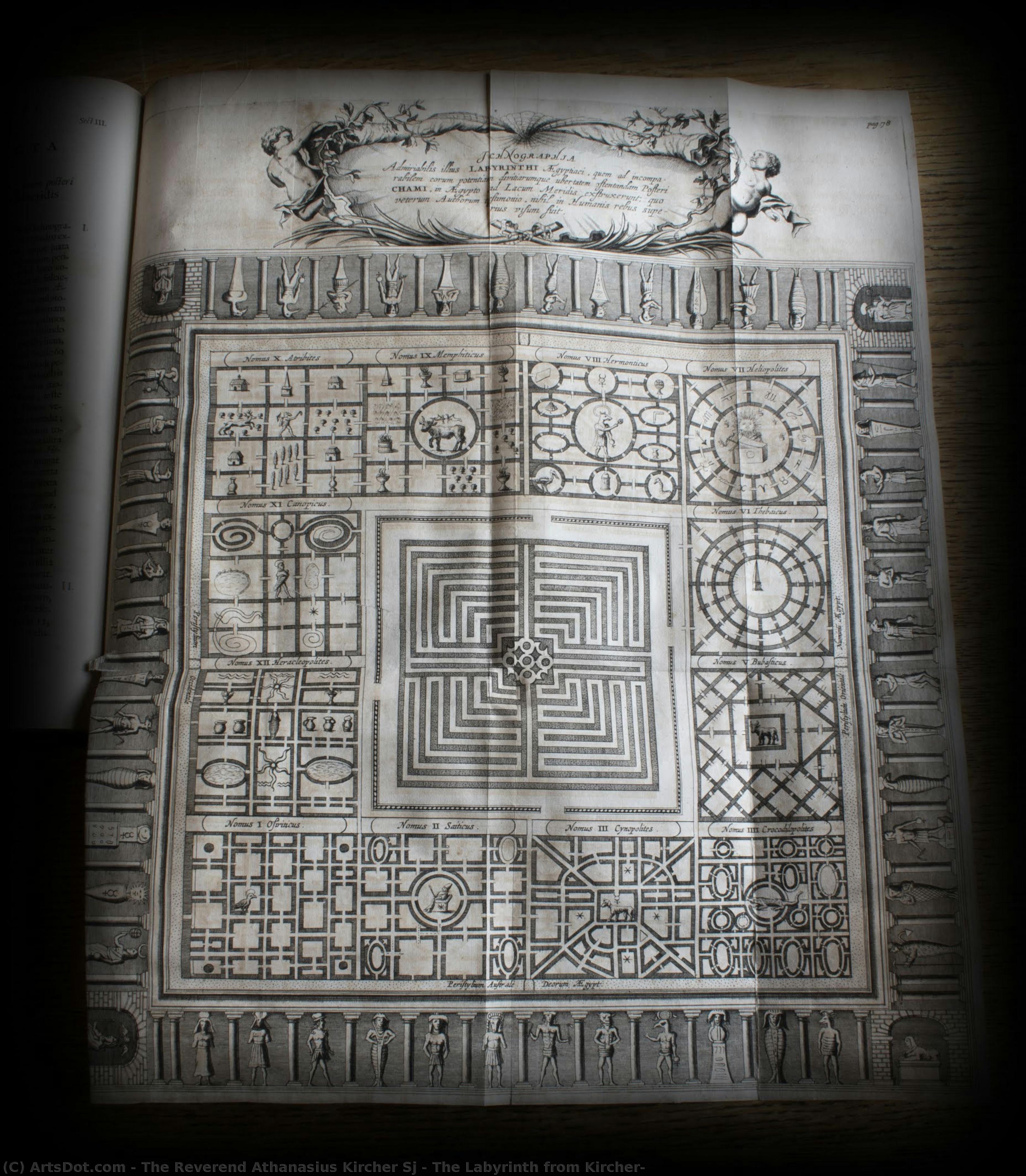 The Labyrinth From Kircher — The Reverend Athanasius Kircher Sj