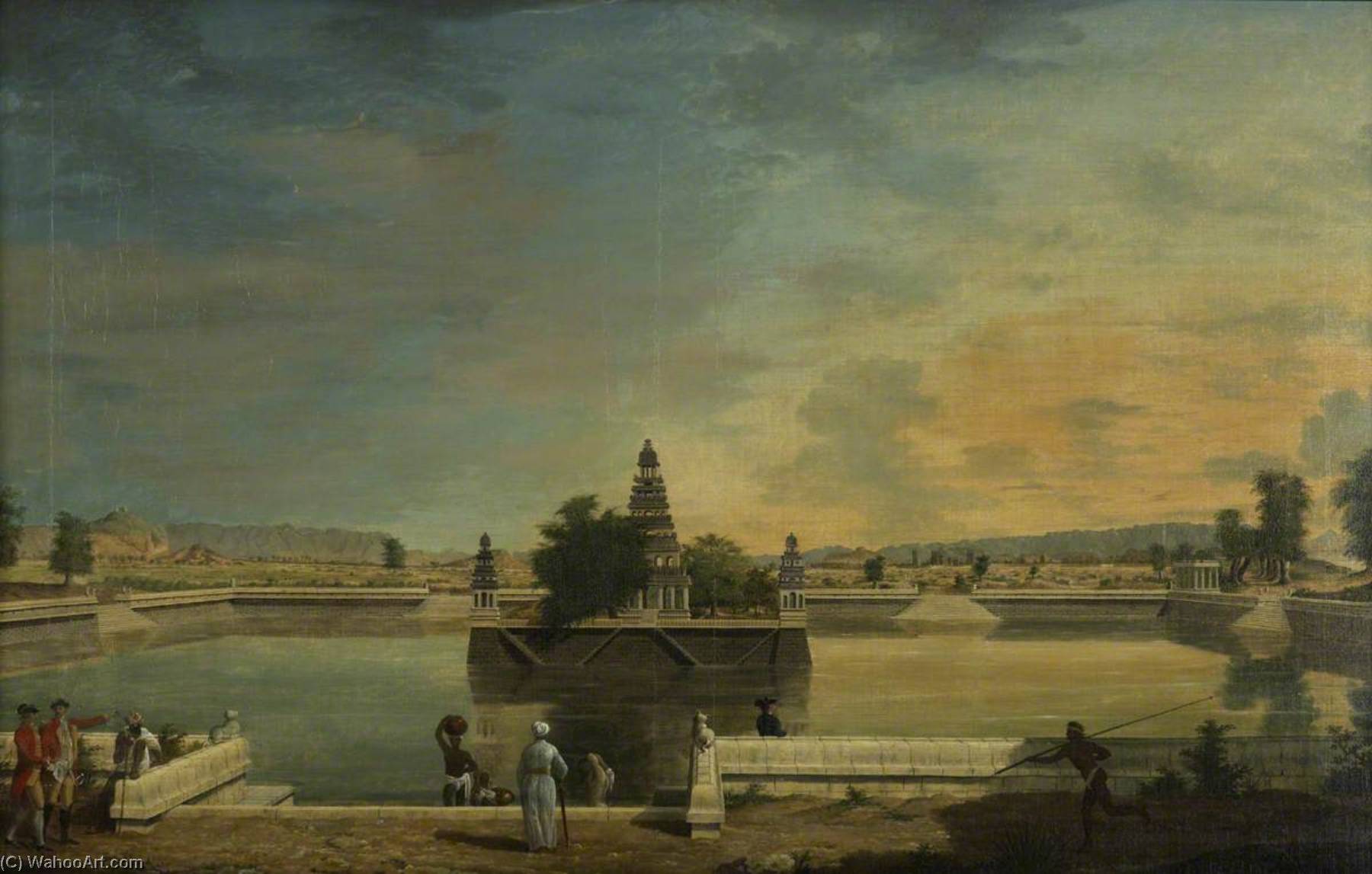 Teppakulam, A Sacred Tank Near Madura, Madras — Francis Swain Ward