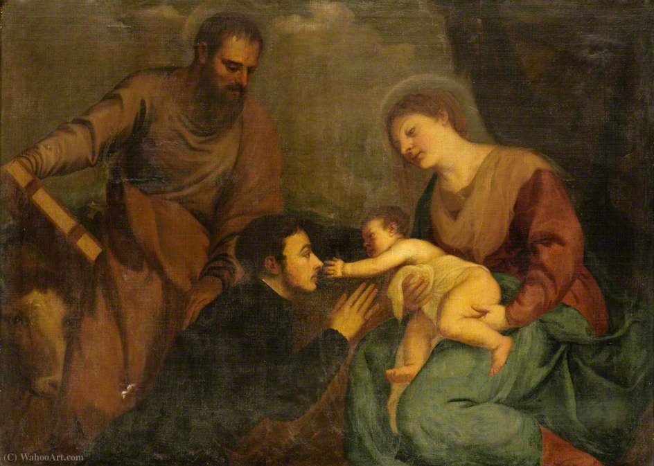 Virgin And Child With Saint Luke And A Kneeling Donor (vision Of Saint Stanislaus) — Polidoro Da Lanciano