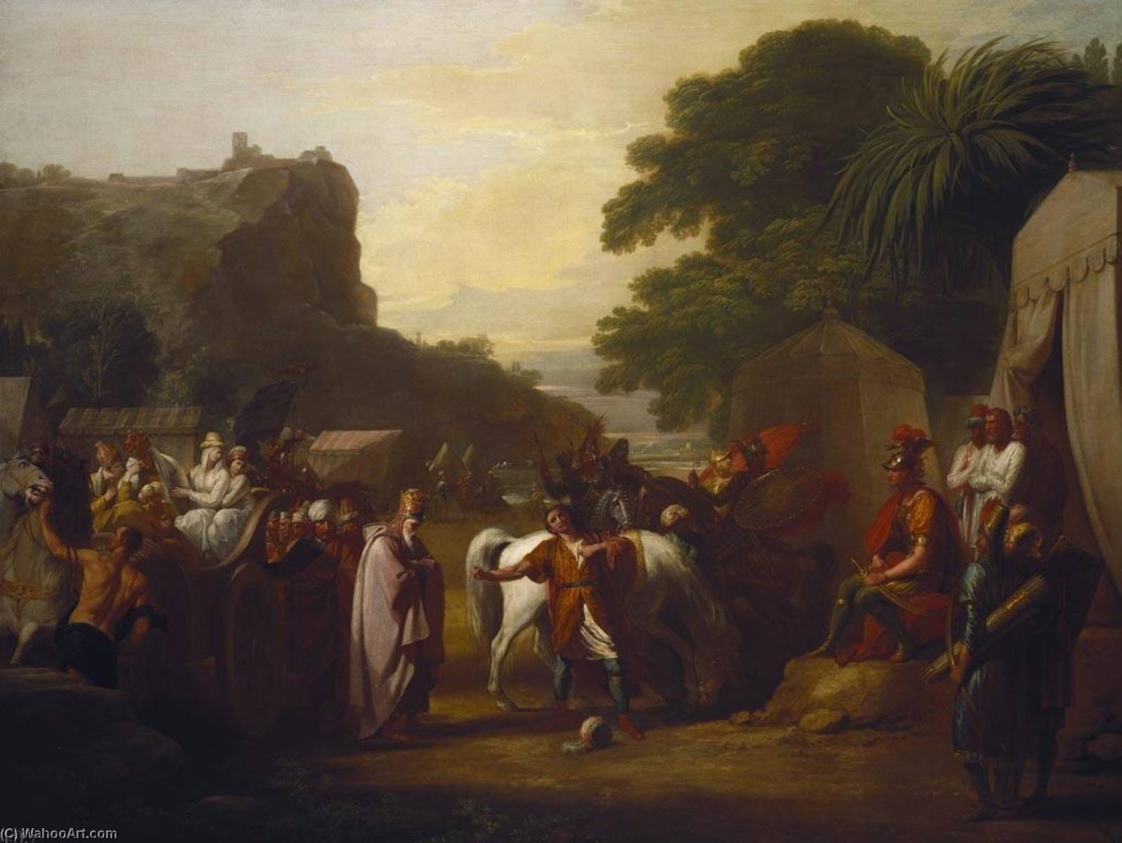 The Family Of The King Of Armenia Before Cyrus — Benjamin West