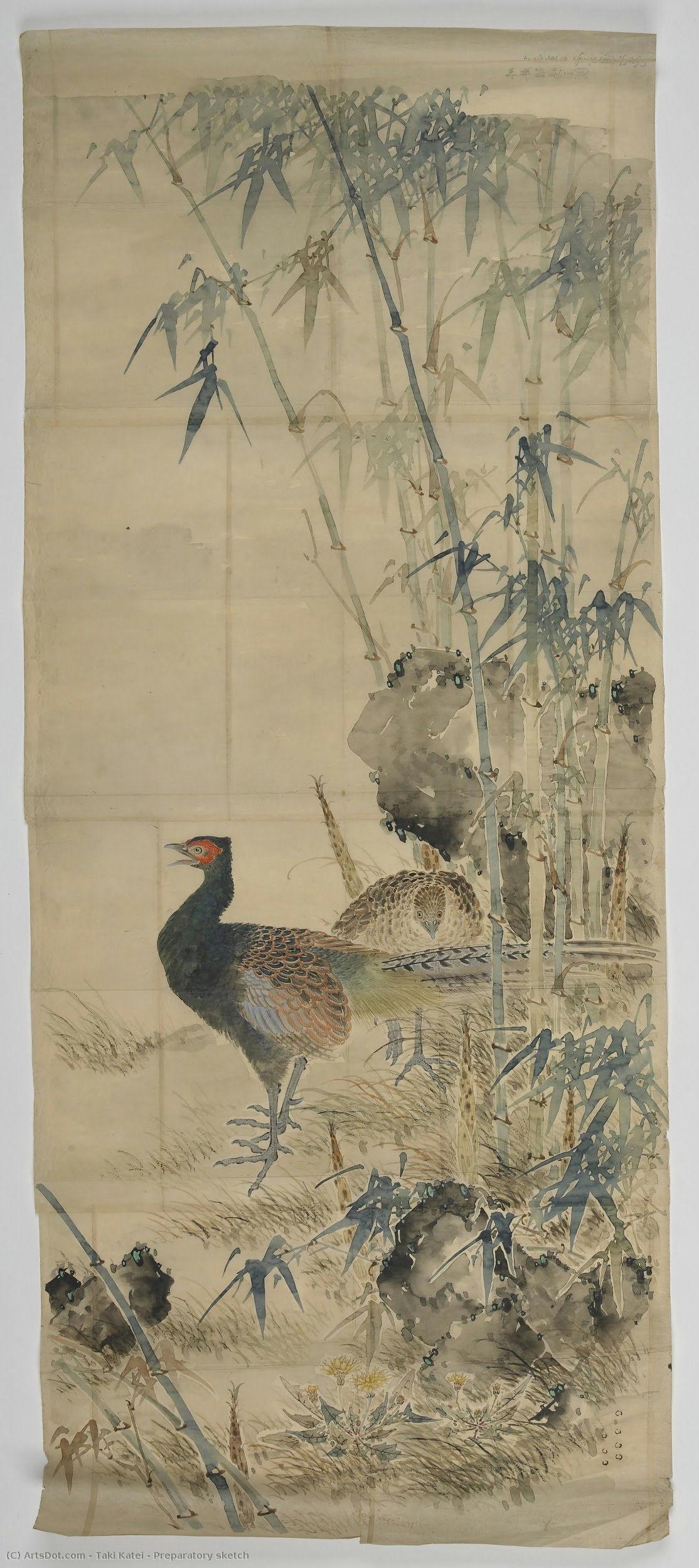 Preparatory Sketch — Taki Katei