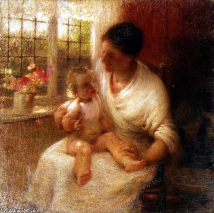 A Cottage Madonna — Эдвард Уильям Стотт