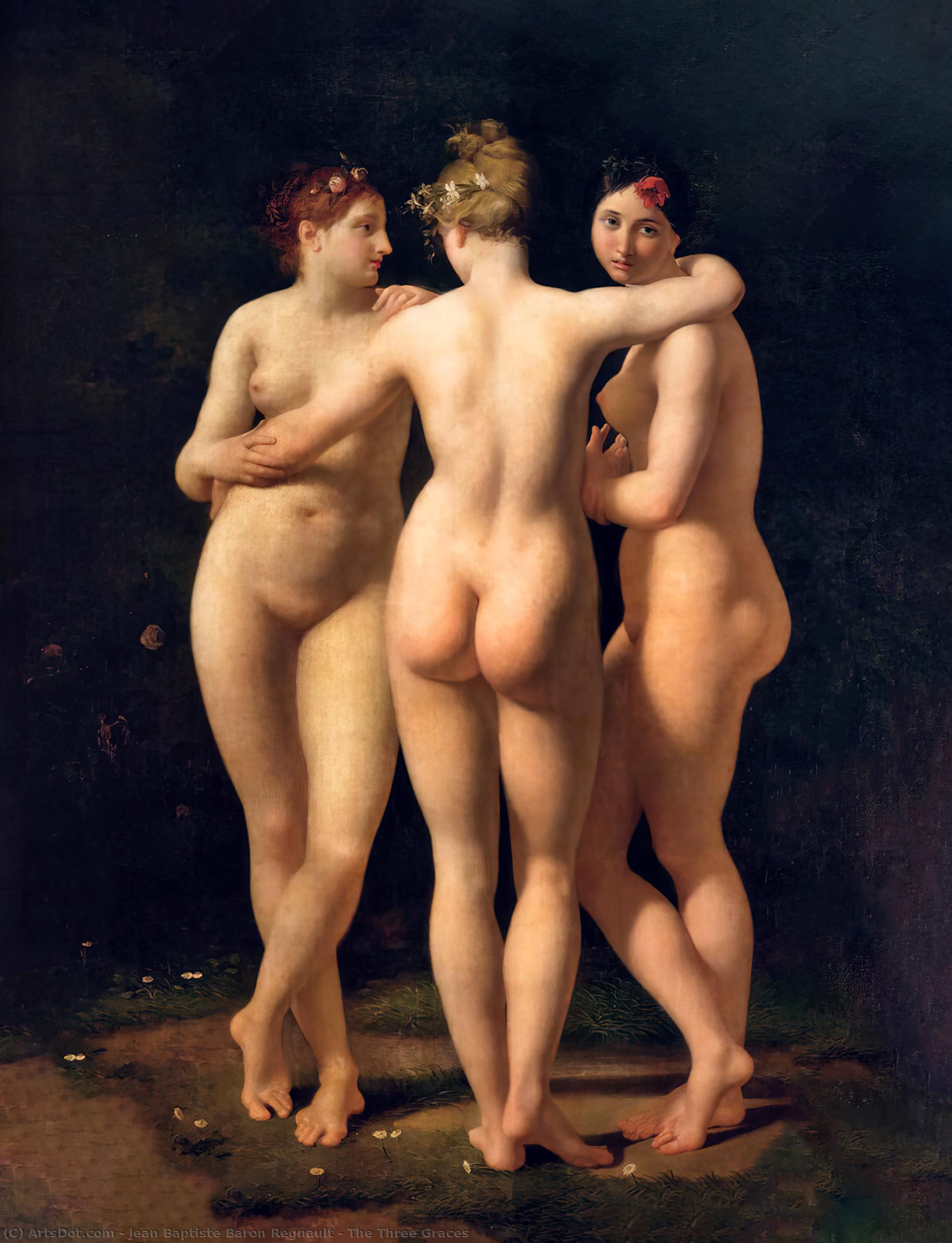 Las Tres Gracias — Jean-baptiste Baron Regnault