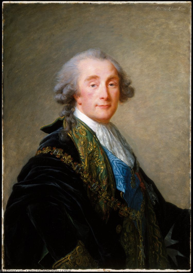 Alexandre Charles Emmanuel De Crussol-florensac — Louise Élisabeth Vigée Le Brun