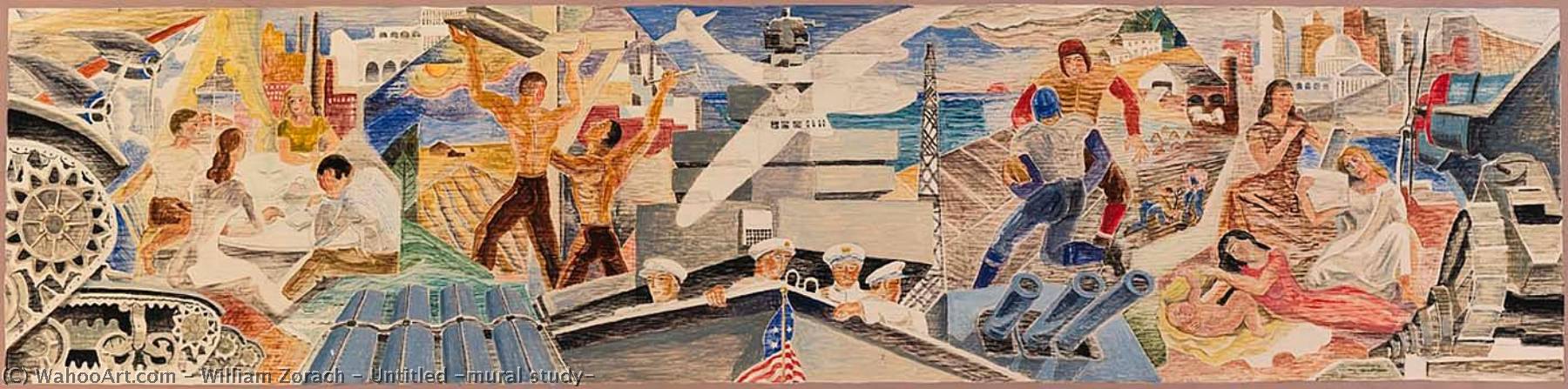 Untitled (mural Study) — William Zorach