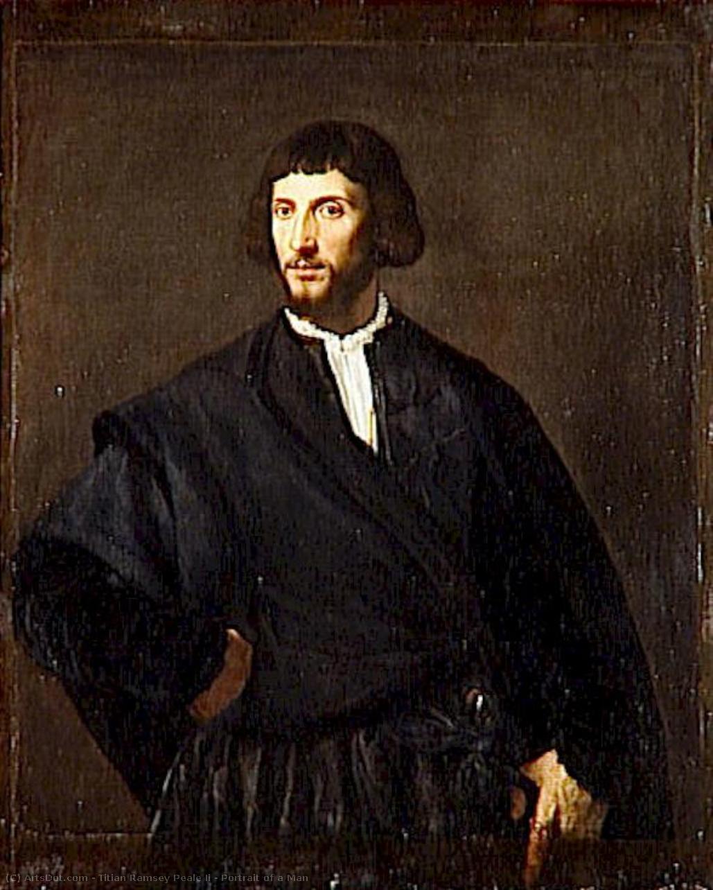 Portrait Of A Man — Titian Ramsay Peale Ii