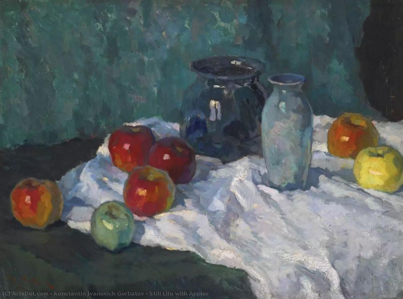 Still Life With Apples — Konstantin Ivanovich Gorbatov