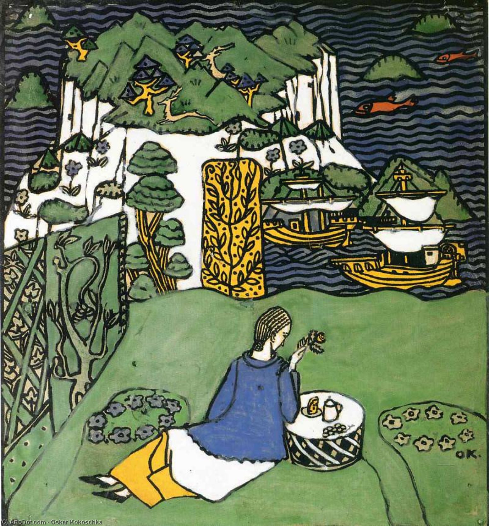 Untitled (3714) — Oskar Kokoschka