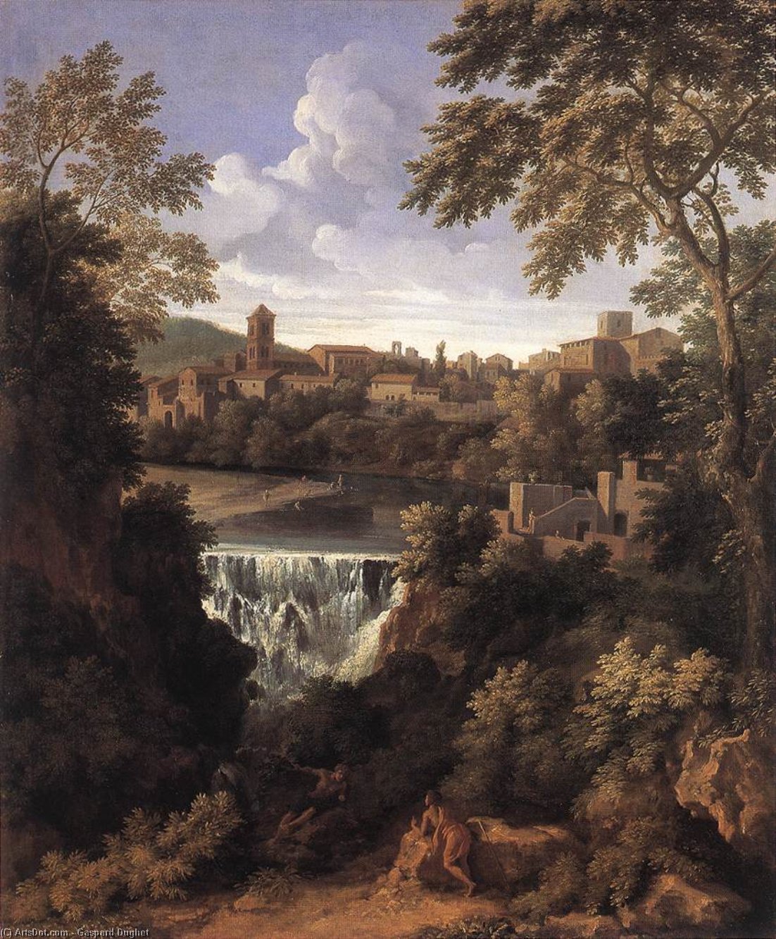 The Falls Of Tivoli — Gaspard Dughet
