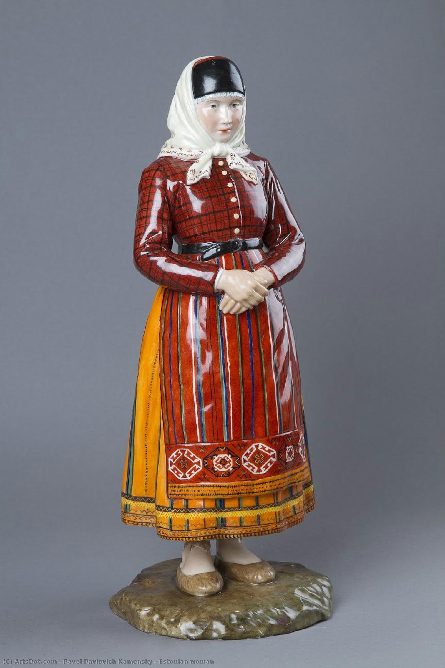 Estonian Woman — Pavel Pavlovich Kamensky