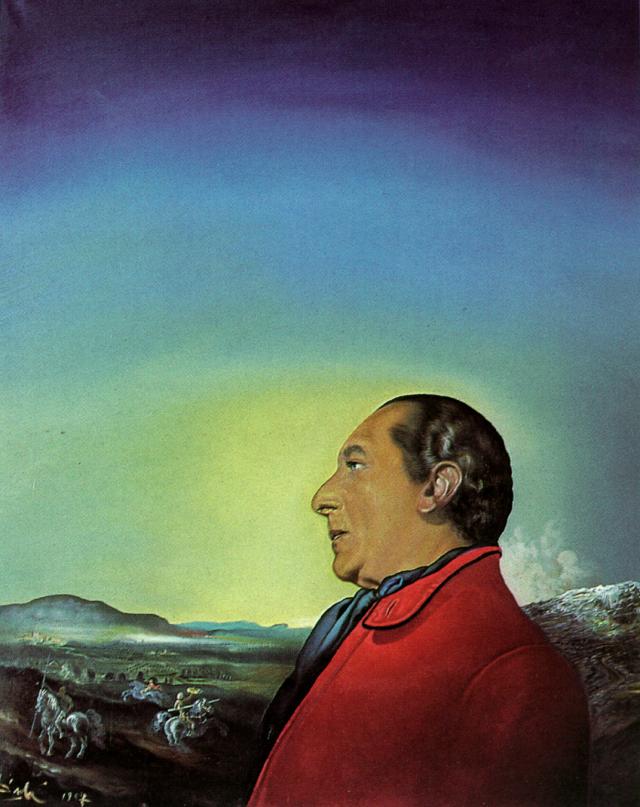 Герцк Од Урбина (портрет Графа Тео Роси Ди Монтелере), 1957 — Сальвадор Дали